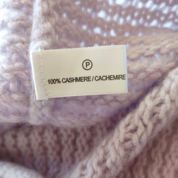 Lisa Todd 100% Cashmere Crop High Neck Sweater Bell Cuffs Boho Romantic Sz Small - Picture 8 of 9